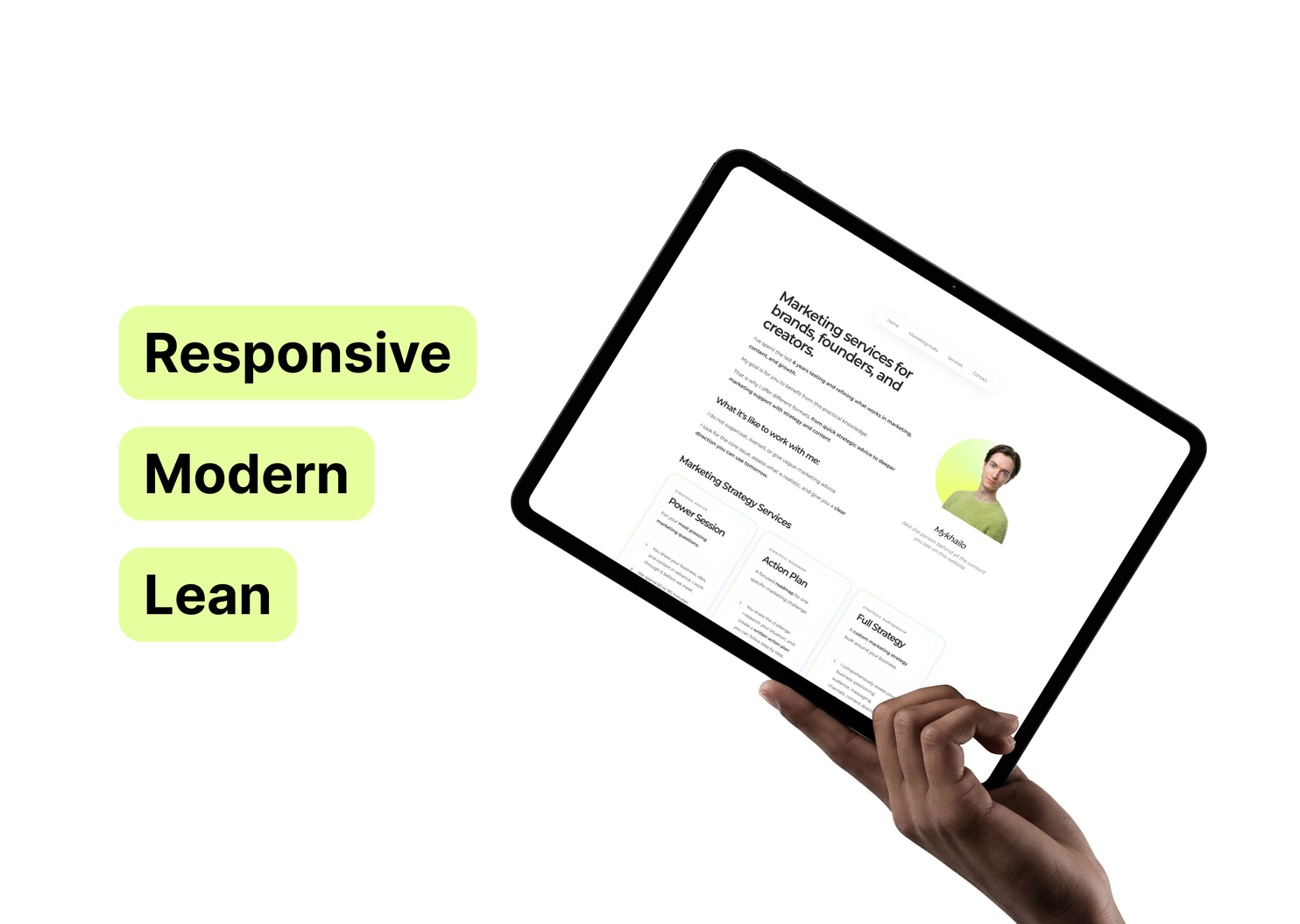 worldofmarketing.ch is lean and responsive