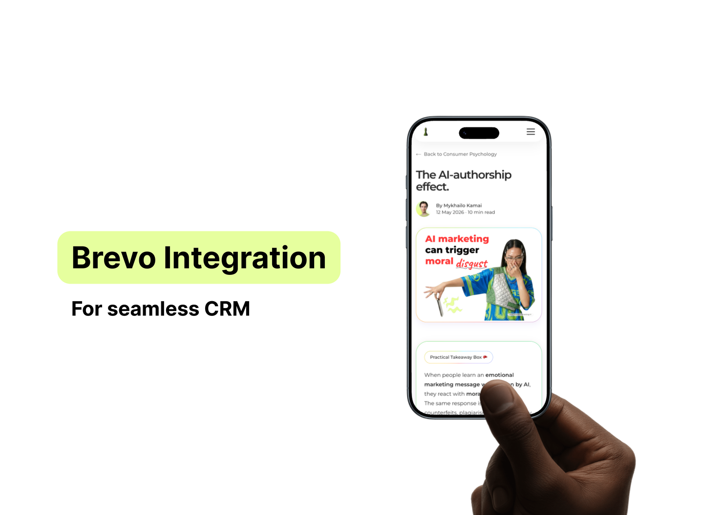 Brevo integration for easy CRM
