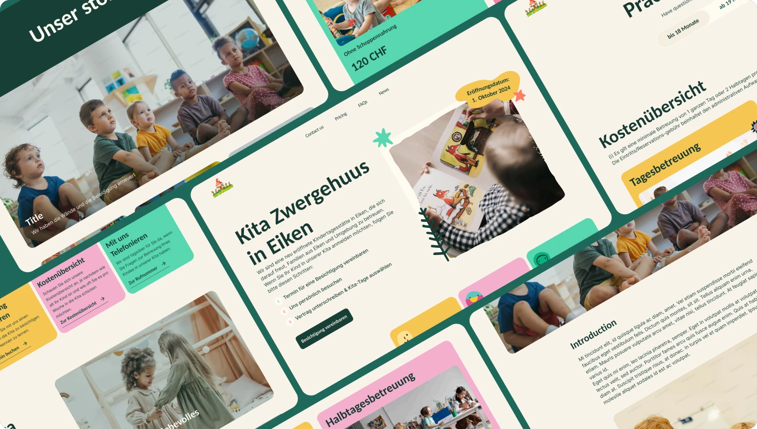Image showing Kita Zwergehuus Website Image showing Kita Zwergehuus Website